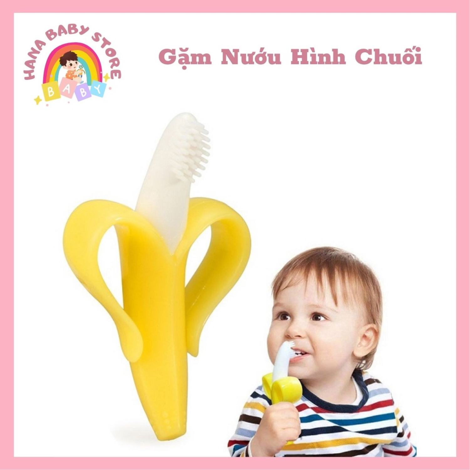 Gặm nướu hình chuối cho bé