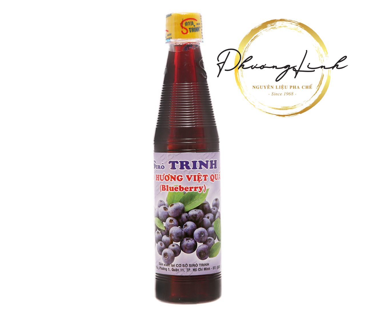 Siro/syrup mùi việt quất hiệu trinh thể tích chai 600ml sản phẩm đúng như mô tả 100%