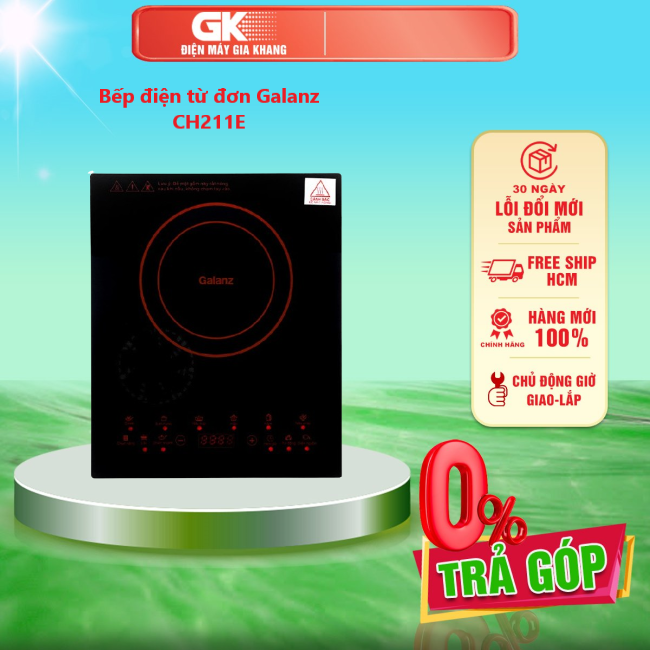 Bếp điện từ đơn galanz ch211e - giao toàn quốc - freeship hcm
