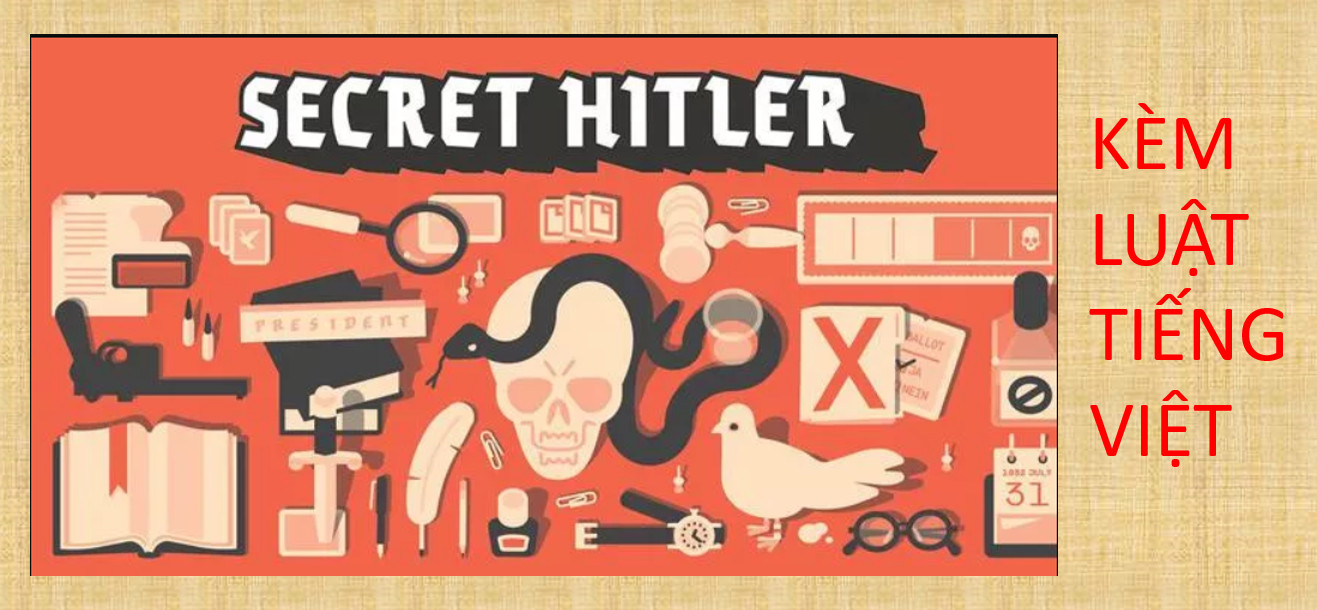Trò chơi hội nhóm secret hitler phiên bản tiếng anh cao cấp