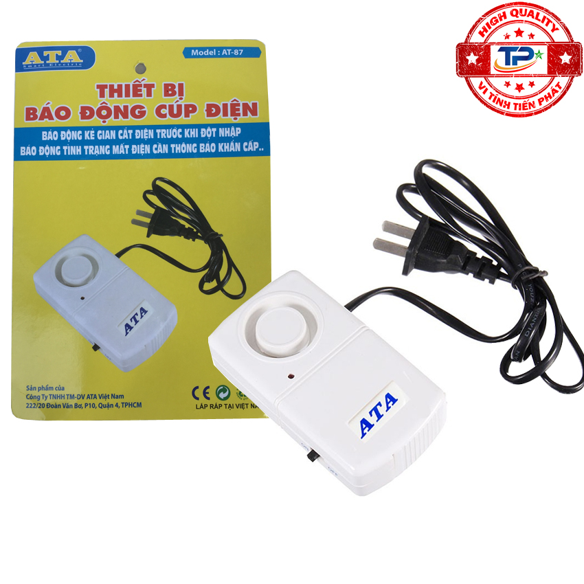 Thiết bị báo động khi cúp điện mất điện ATA AT-87 rất hữu ích và thông minh.