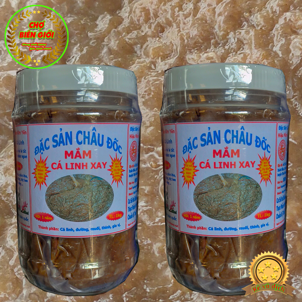 Mắm Cá Linh Xay Châu Đốc Thơm Ngon Không Màu Dễ Chế Biến Món Ăn Hủ 500gr