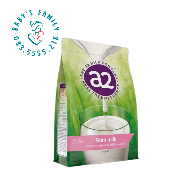 Sữa Tươi A2 Tách Béo Dạng Bột (Sữa Tươi A2 Skim milk) - Gói 1 Kg