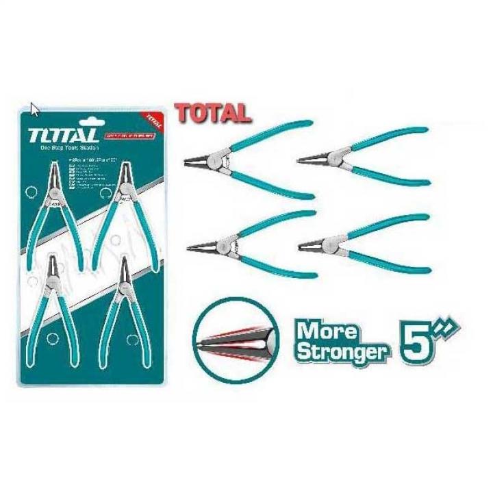 125mm bộ kìm mở phe 4 chi tiết total thtj214041