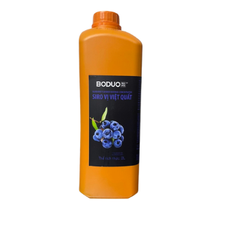 Siro việt quất boduo 2l