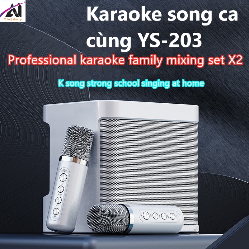 Loa bluetooth karaoke Su-Yosd YS-203 chỉnh echo, reverb, effect, đổi giọng