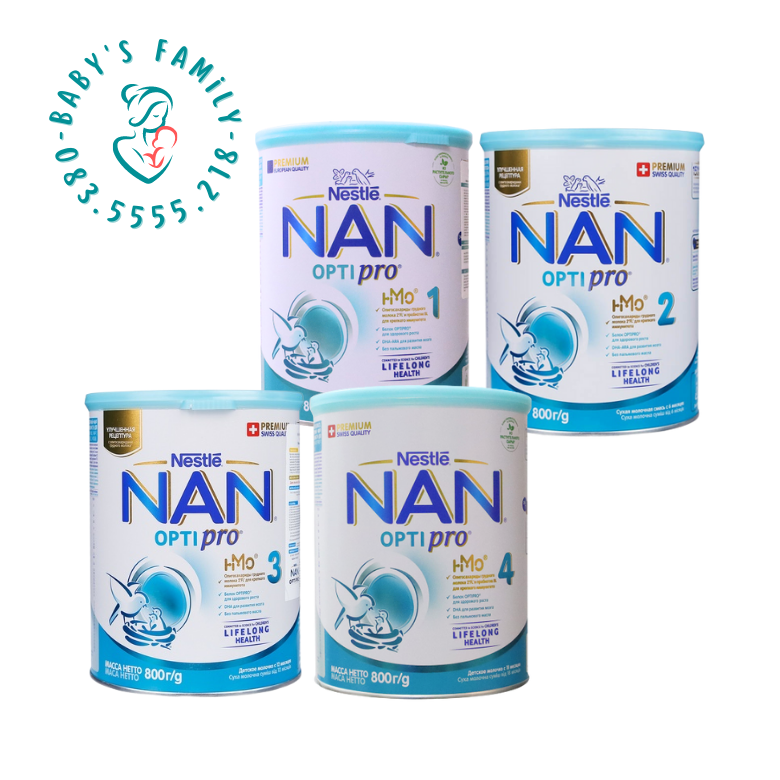 [HCM]Sữa Nan Optipro Nga Số 3 Cho Bé Trên 12 Tháng - Hộp 800Gr