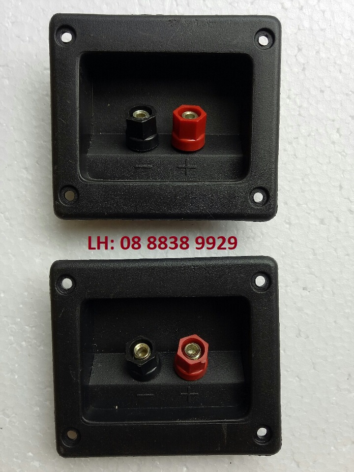 Cặp trạm loa vuông cọc xoáy 8x9cm - giá 2 chiếc