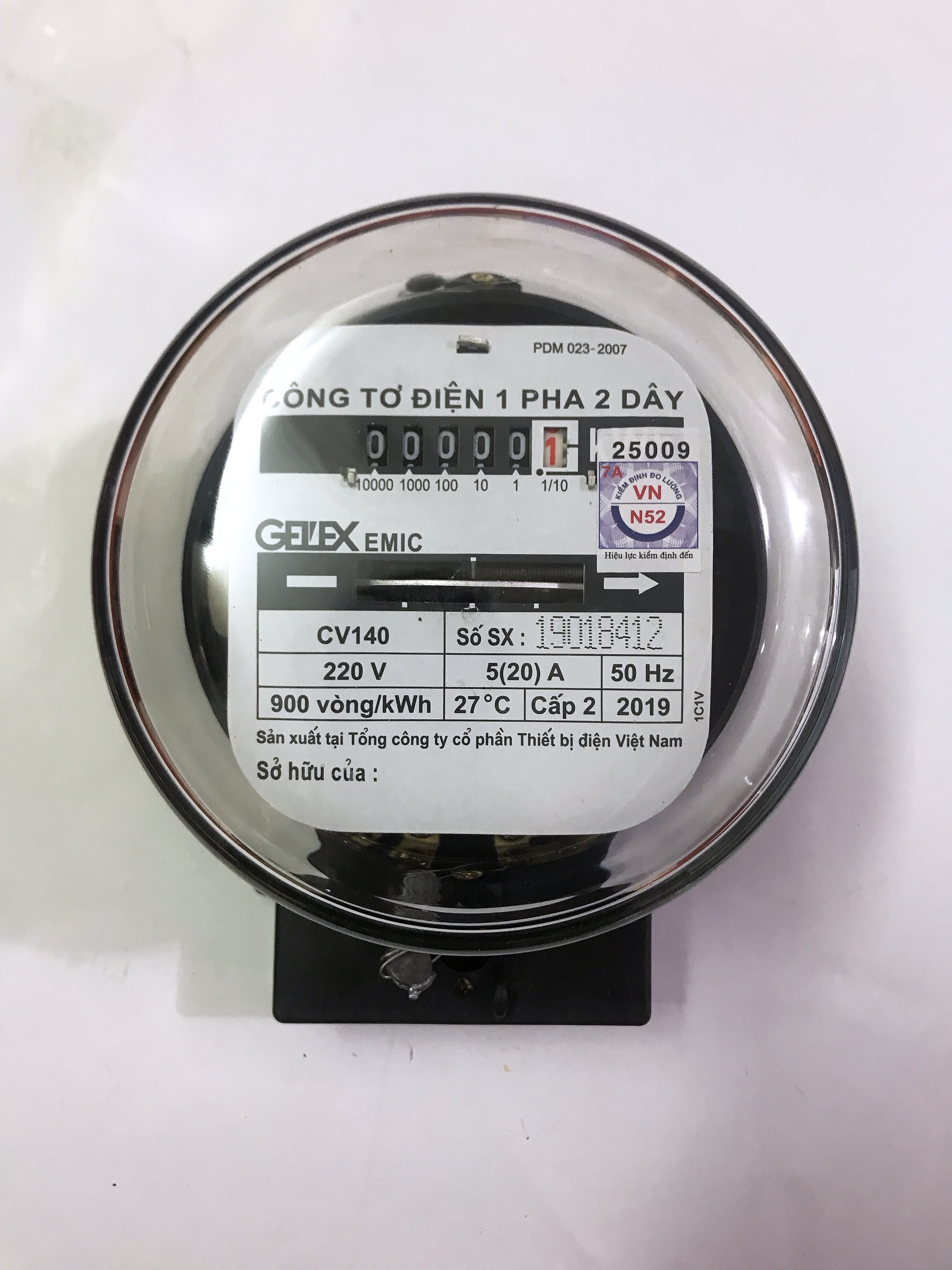 Công tơ điện 1 pha việt nam emic