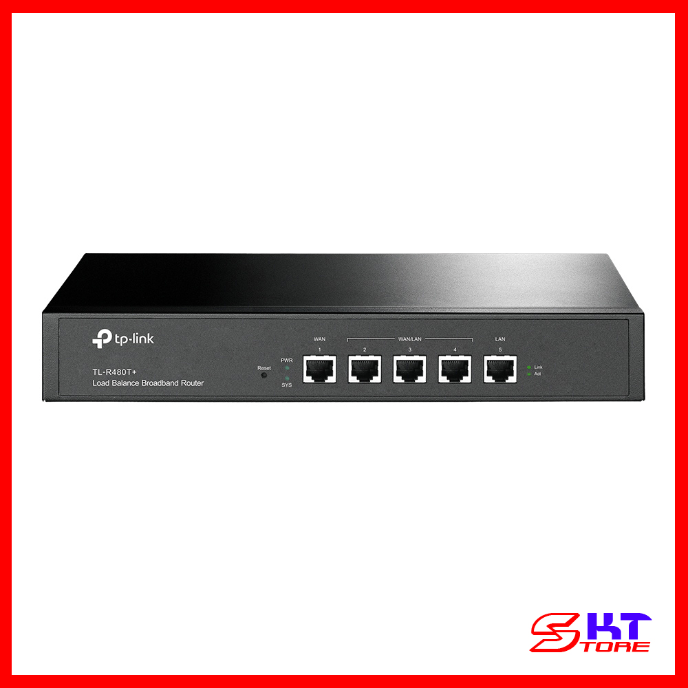 Bộ định tuyến cân bằng tải băng thông rộng tp-link tl-r480t+ - hàng chính hãng