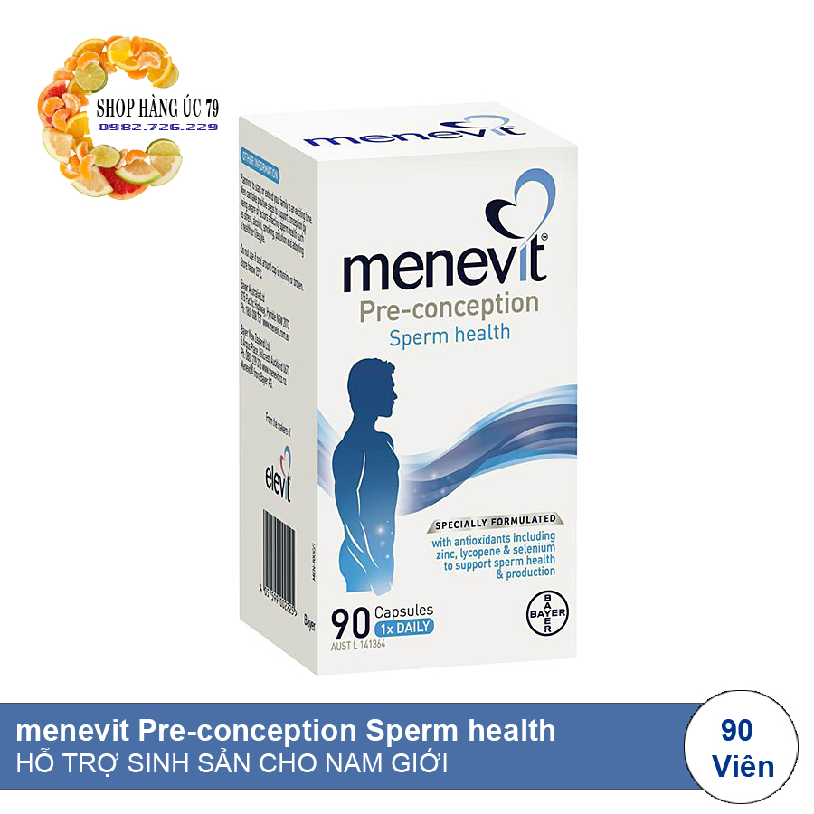 Vitamin tổng hợp cho nam - Menevit Úc
