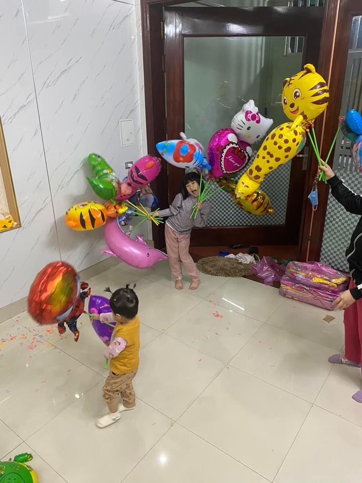 10 quả bóng bay hình thú + 10 que to bóng con vật bóng thú size lớn