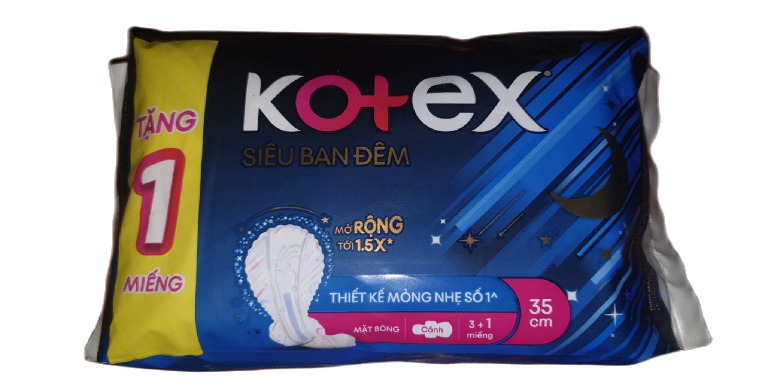 Băng vệ sinh kotex style siêu ban đêm 28cm & 35cm