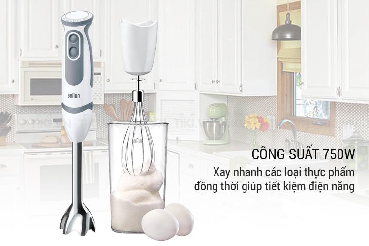 Máy Xay Cầm Tay Braun MQ 5035 Sauce Vario – Trắng