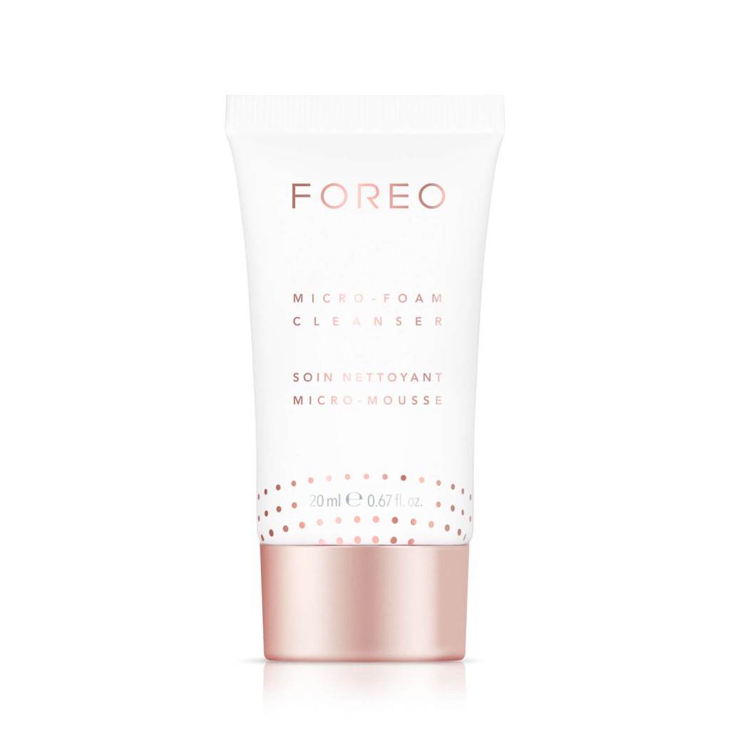 [FreeshipMAX] Sữa rửa mặt Foreo Micro Foam 20ml chứa axit amin và vitamin E dạng bọt mịn thích hợp dùng cho máy rửa mặt 100% auth