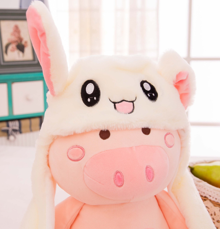 Mũ nón tai thỏ giật siêu xinh nhiều mẫu, kiểu dáng cute, xinh xắn