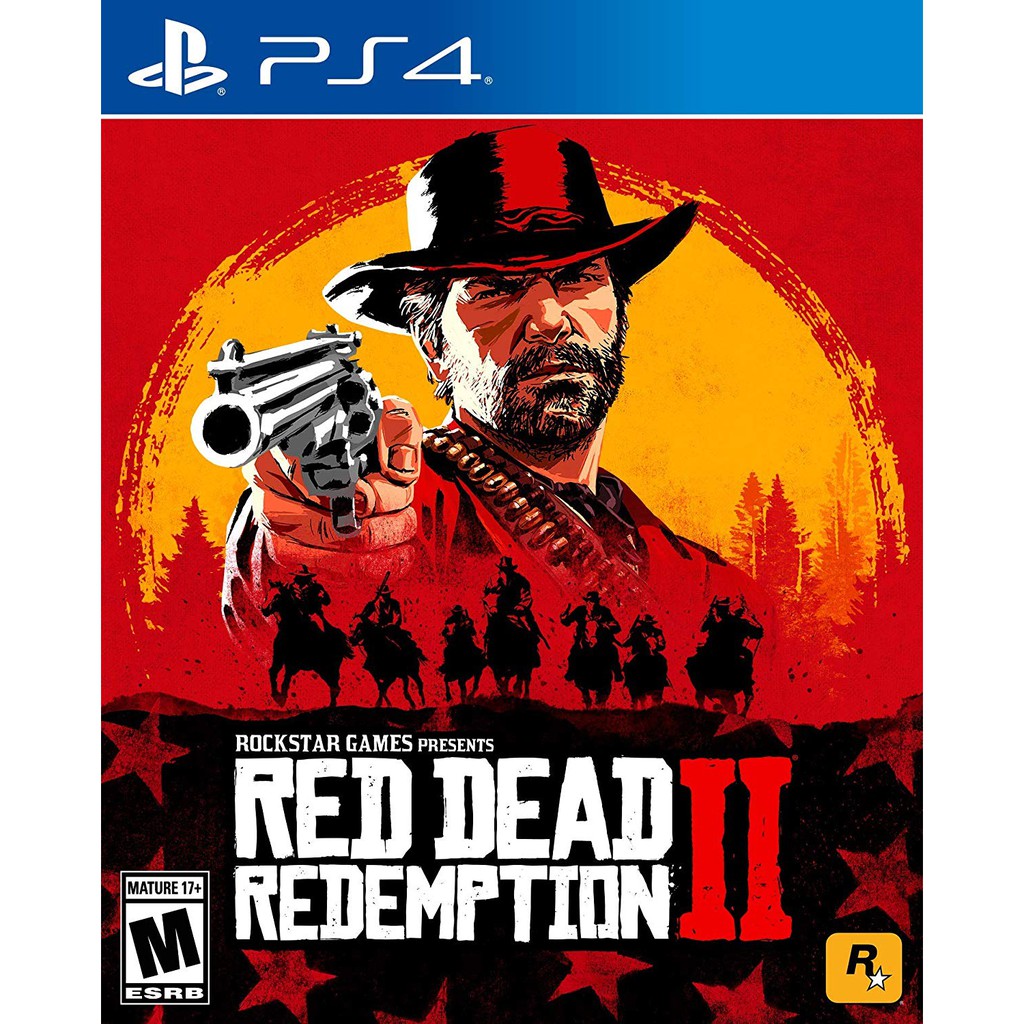Đĩa game ps4 - red dead redemption 2