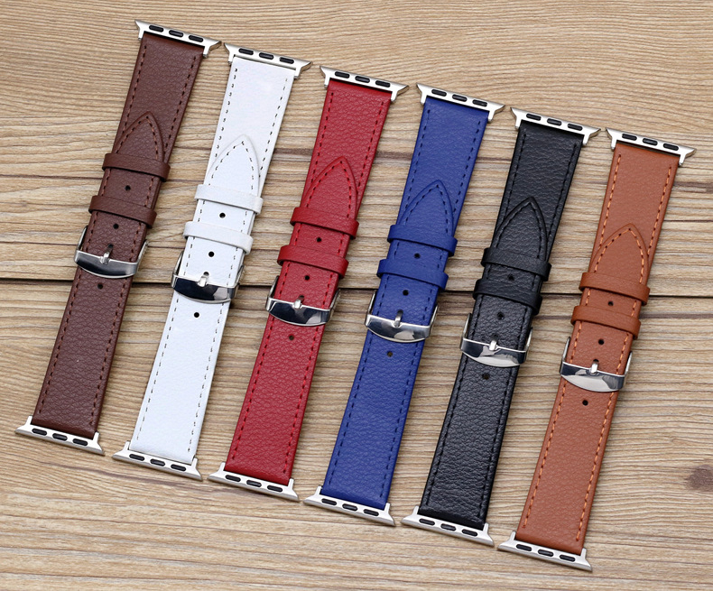 Dây da mềm dành cho apple watch seri 6 5 4 3 2 1 và se
