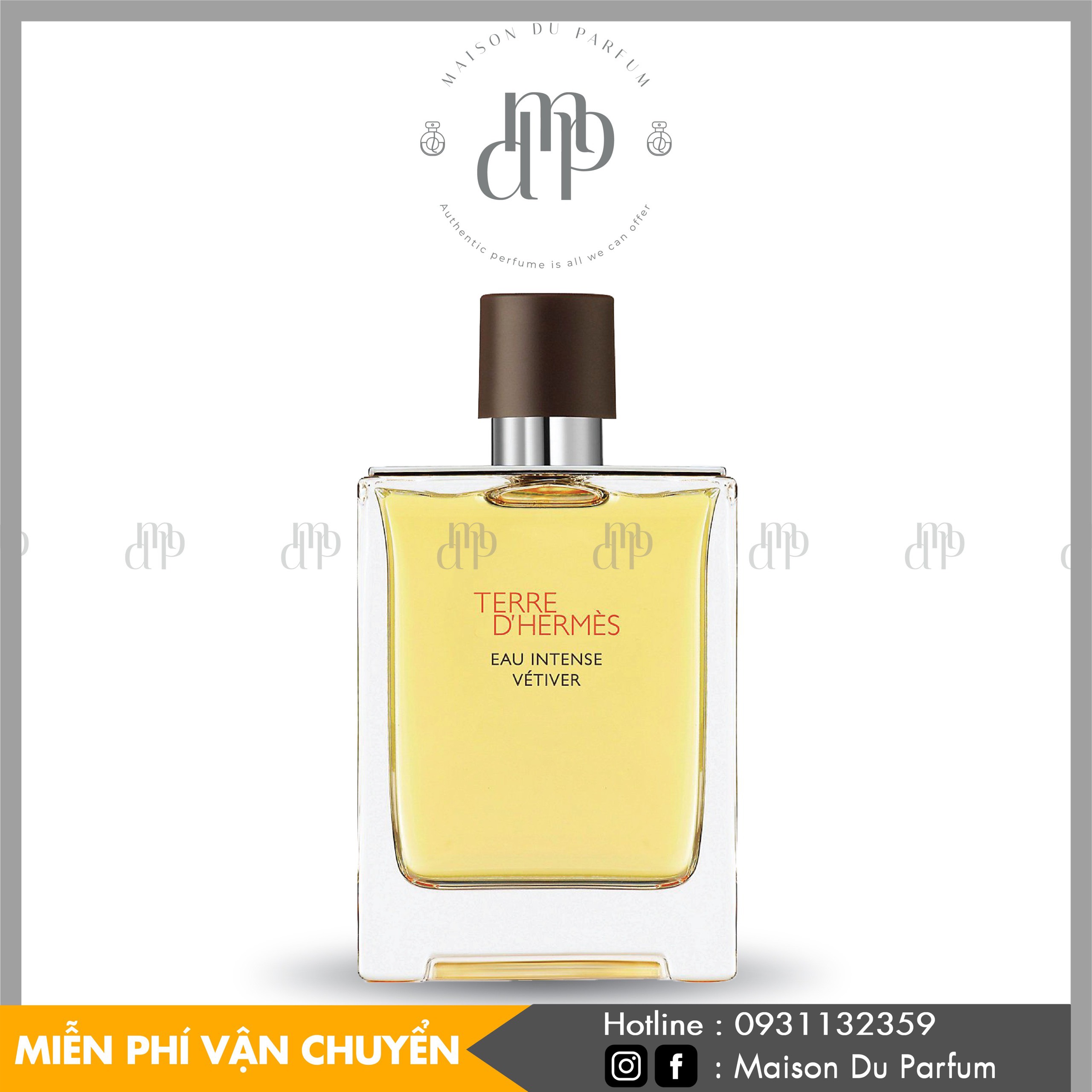 ⚜️Travel Size] Nước hoa nam Hermes Terre D'Hermes Vetiver - Chính hãng - Maison Du Parfum