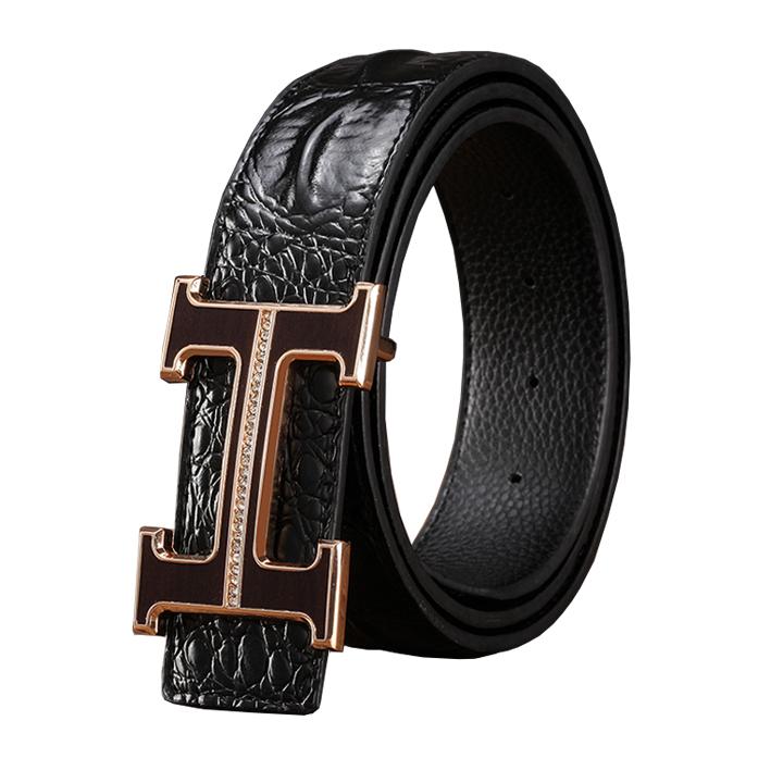 Dây thắt lưng nam mặt khóa chữ H