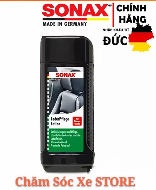 Kem làm sạch, bảo dưỡng và làm bóng da nội thất xe Sonax 291141 250ml
