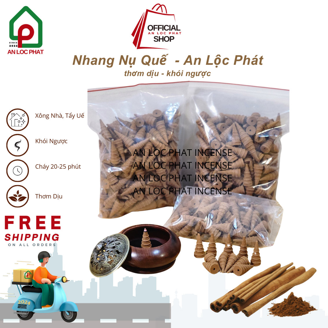 Nhang Nụ Quế - An Lộc Phát