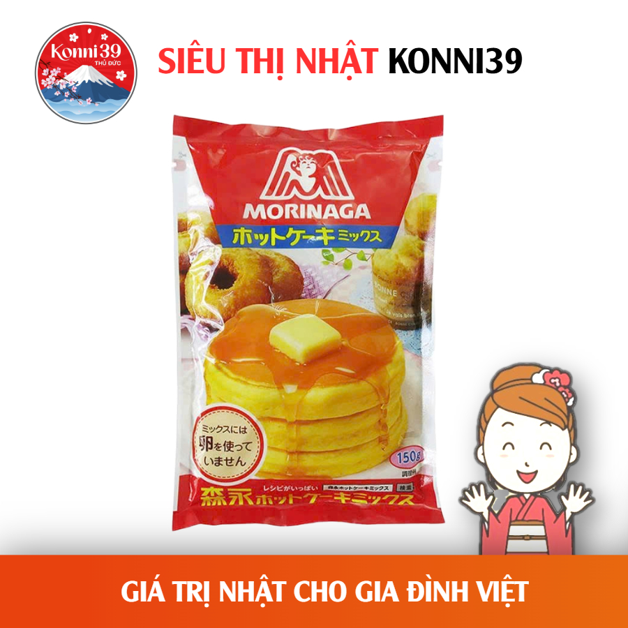 BỘT LÀM BÁNH RÁN HOTCAKE MORINAGA (GÓI 150GR)