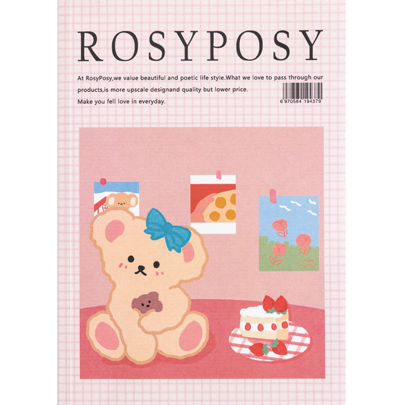 Sổ 20 tờ sticker dễ thương rosy posy
