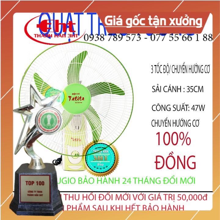 Quạt treo 1 dây động cơ đồng