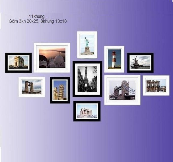 Ka005 3-prong nail World Wonder Wall photo frame