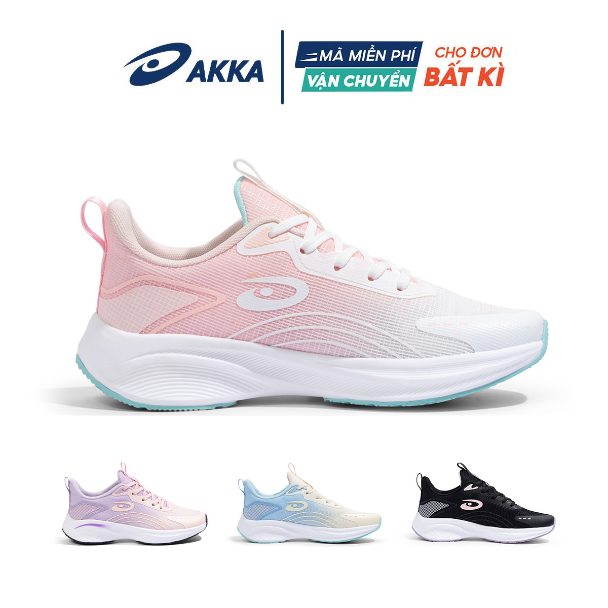 Giày thể thao chạy bộ nữ chính hãng AKKA ACTIVE B2257