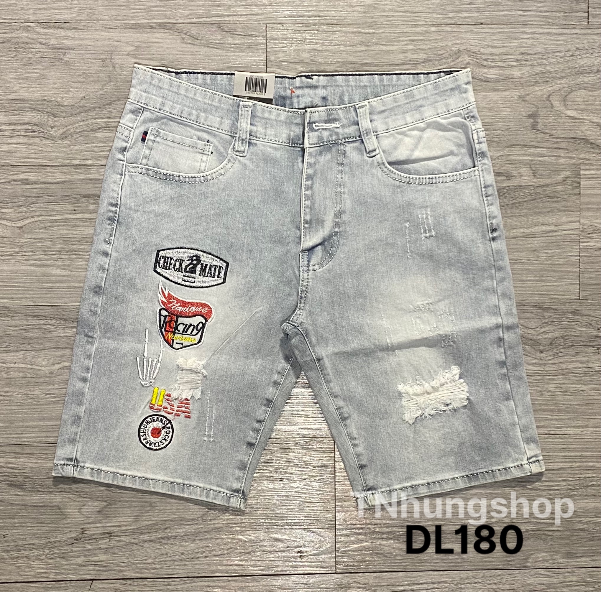Sỉ các mẫu quần lửng jean nam giá giảm mã dl