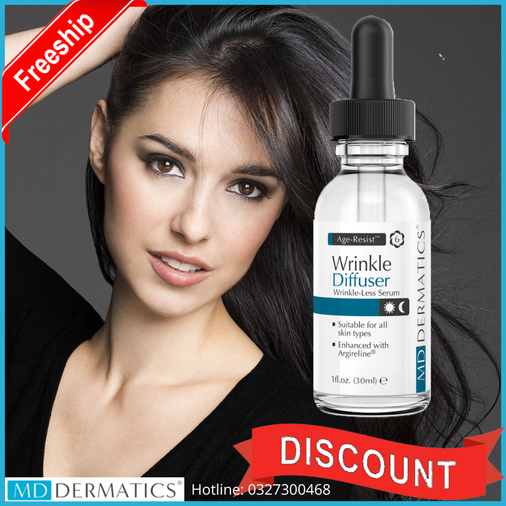 Wrinkle Diffuser Serum Xử Lý Nếp Nhăn Hiệu Quả. Mỹ phẩm MD Dermatics chính hãng phân phối bởi MDD Vietnam - Hsd mới 2026. Cam kết đổi trả sau 7 ngày