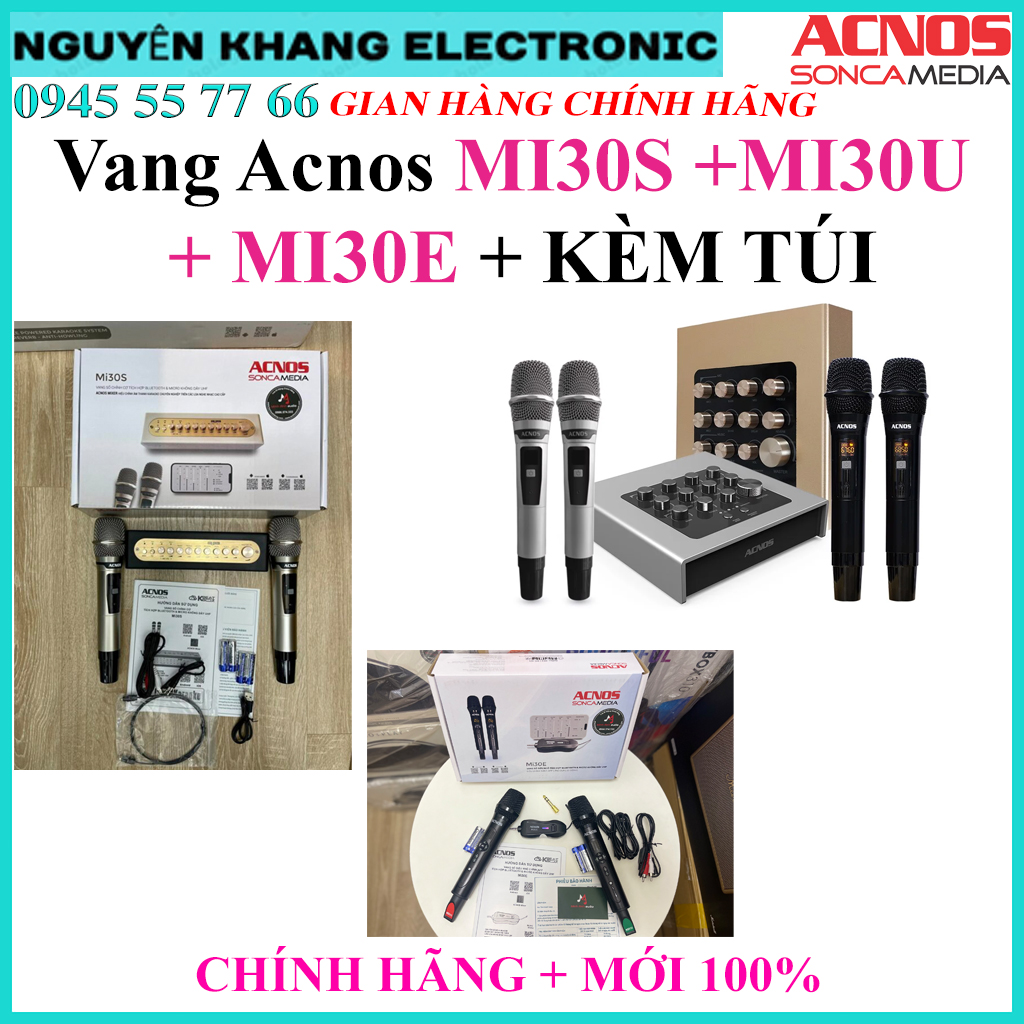 Vang số Acnos Mi30S Mi30 Mi30U Mi30E Nguyên seal