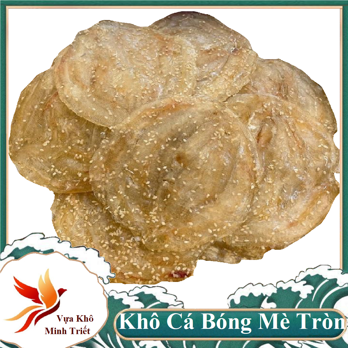 KHÔ CÁ BÓNG MÈ PHÚ QUỐC -100% cá bống được sơ chế phơi khô thành miếng- Vựa Khô Minh Triết