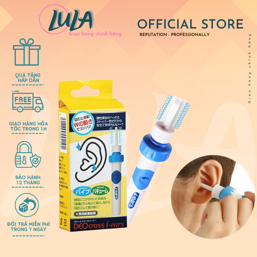 Máy lấy ráy tai Nhật bản cao cấp  Deocross, dụng cụ hút ráy tai cho trẻ, chất liệu nhựa cao cấp, an toàn cho bé và gia đình, giao hàng nhanh toàn quốc