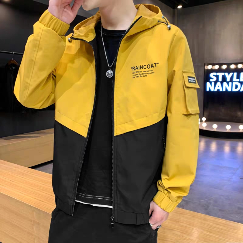 Áo khoác dù nam 2 lớp túi hộp đẹp mê ly cho mọi thế hệ