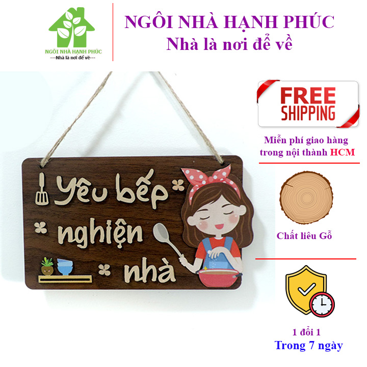 Bảng gỗ decor trang trí bếp 🚀mẫu yêu bếp nghiện nhà 🚀