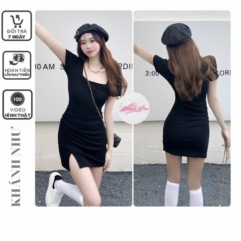 Váy Body Cổ Vuông Xẻ Tà giá tốt Tháng 04,2024|BigGo Việt Nam