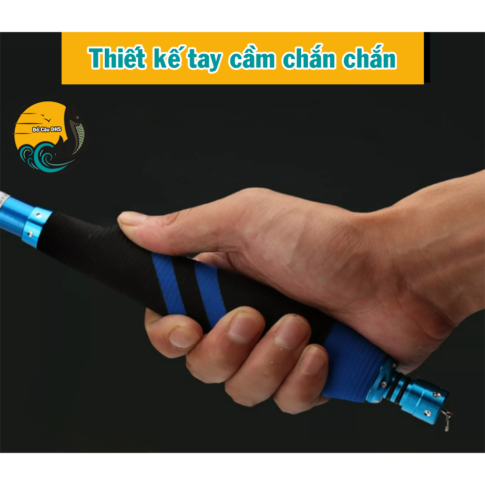 [ Tặng Đọt Phụ Đặc] Cần câu tay Carbon GOLDFISH độ cứng 3H Siêu nhẹ, siêu dẻo dai đủ size 3m6 3m9 4m5 4m8 5m4.. cần câu đơn, cần câu tay tốt - DHS