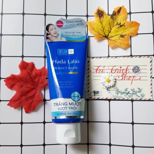 Kem rửa mặt dưỡng trắng Hada Labo Perfect White Cleanser 80g