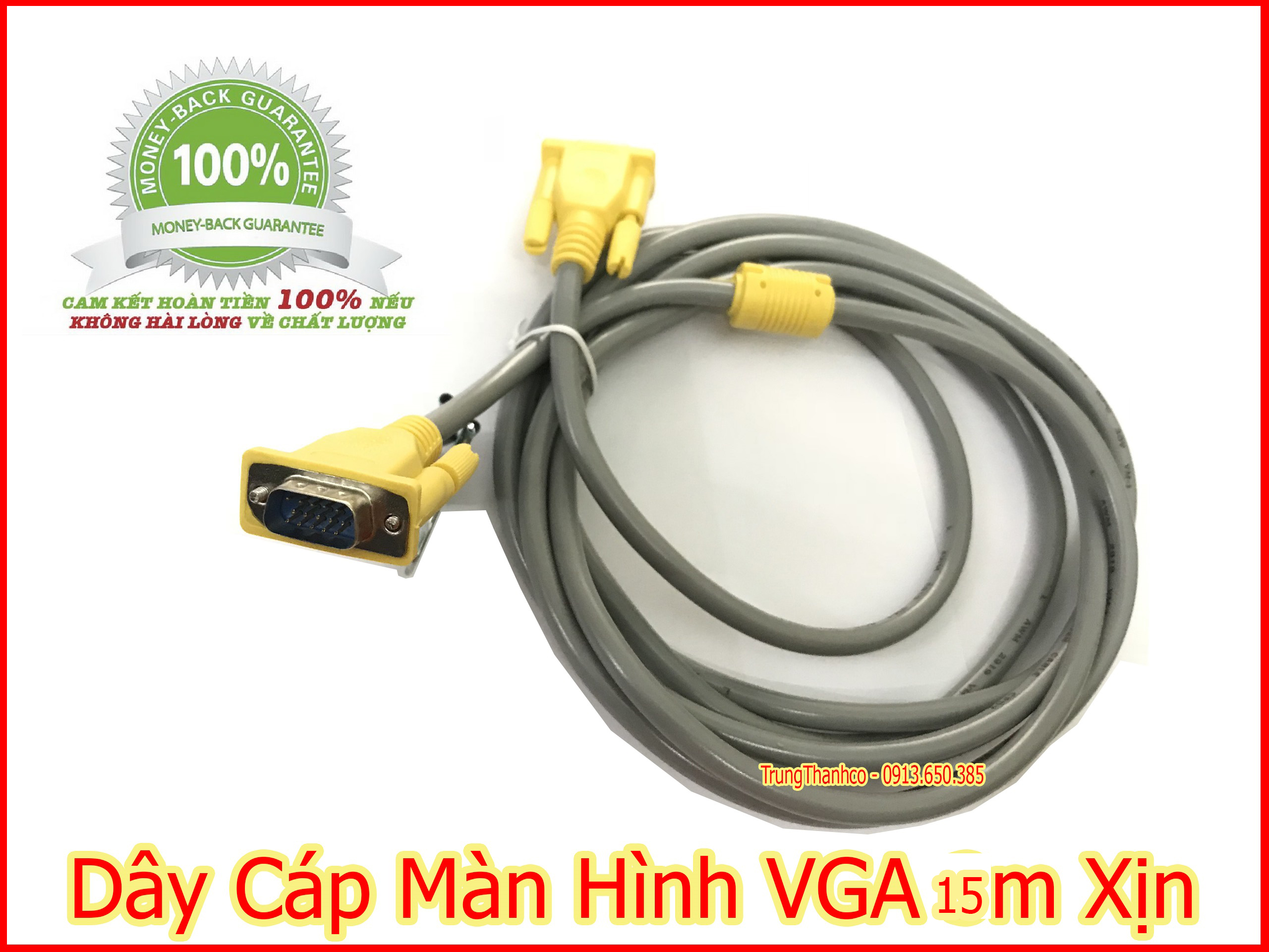 Dây Cáp Màn Hình VGA 15m Xịn