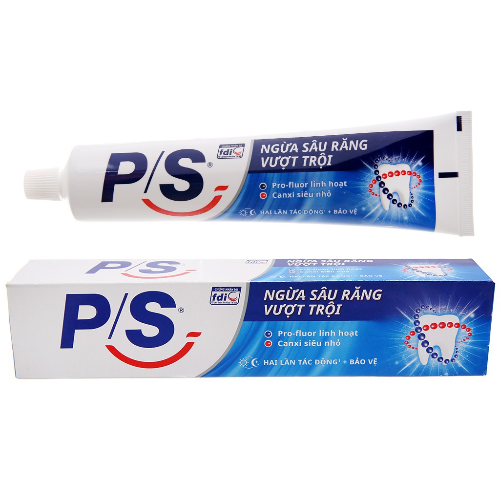 Kem đánh răng ps ngăn ngừa sâu răng 180gr qtp066
