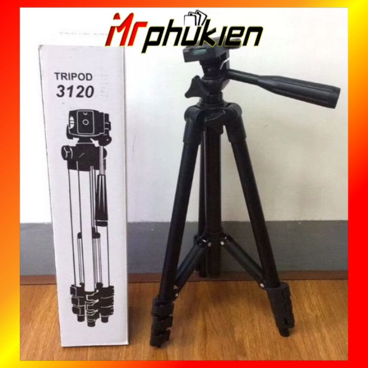 Gậy 3 chân chụp hình, livestream từ xa, giá đỡ điện thoại 3 chân