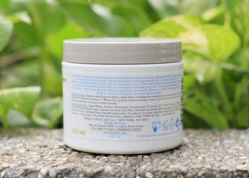 Mặt Nạ Đất Sét Kiehl's Rare Earth Deep Pore Cleansing Masque 125ML