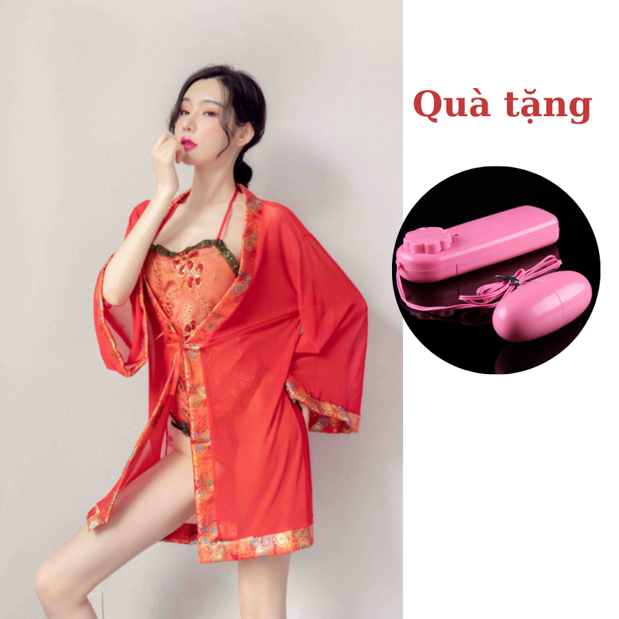 Cosplay Yếm ngủ tân nương kèm áo choàng và chip đỏ Quảng Châu