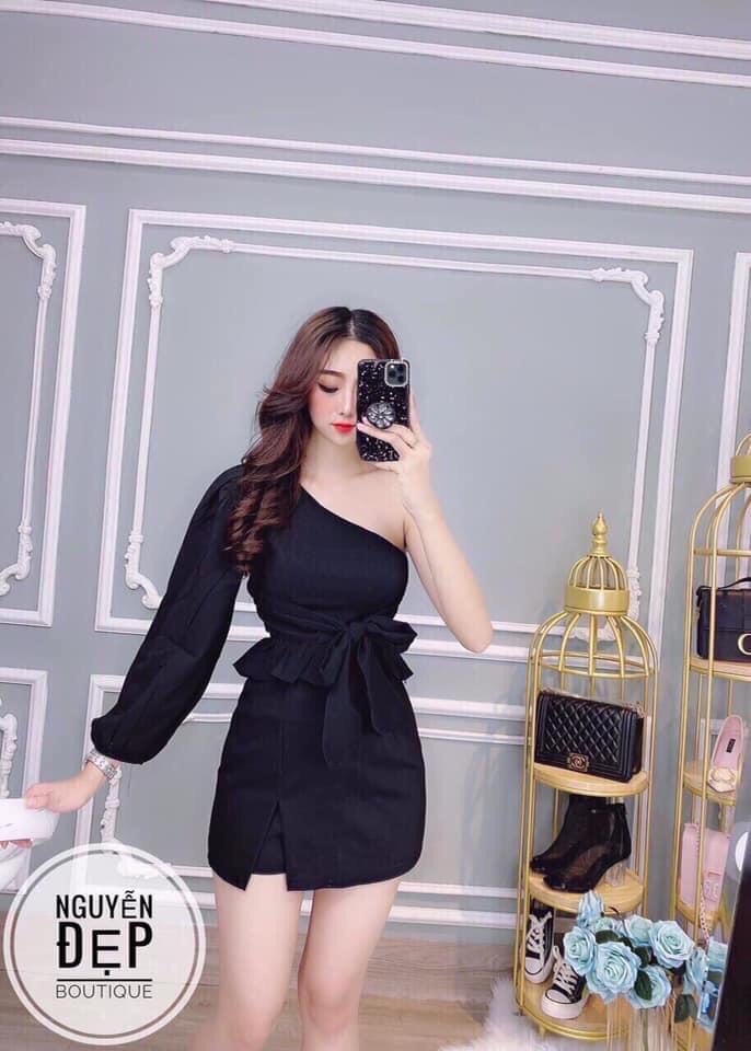 Áo chéo vai buộc nơ eo cực sang snu