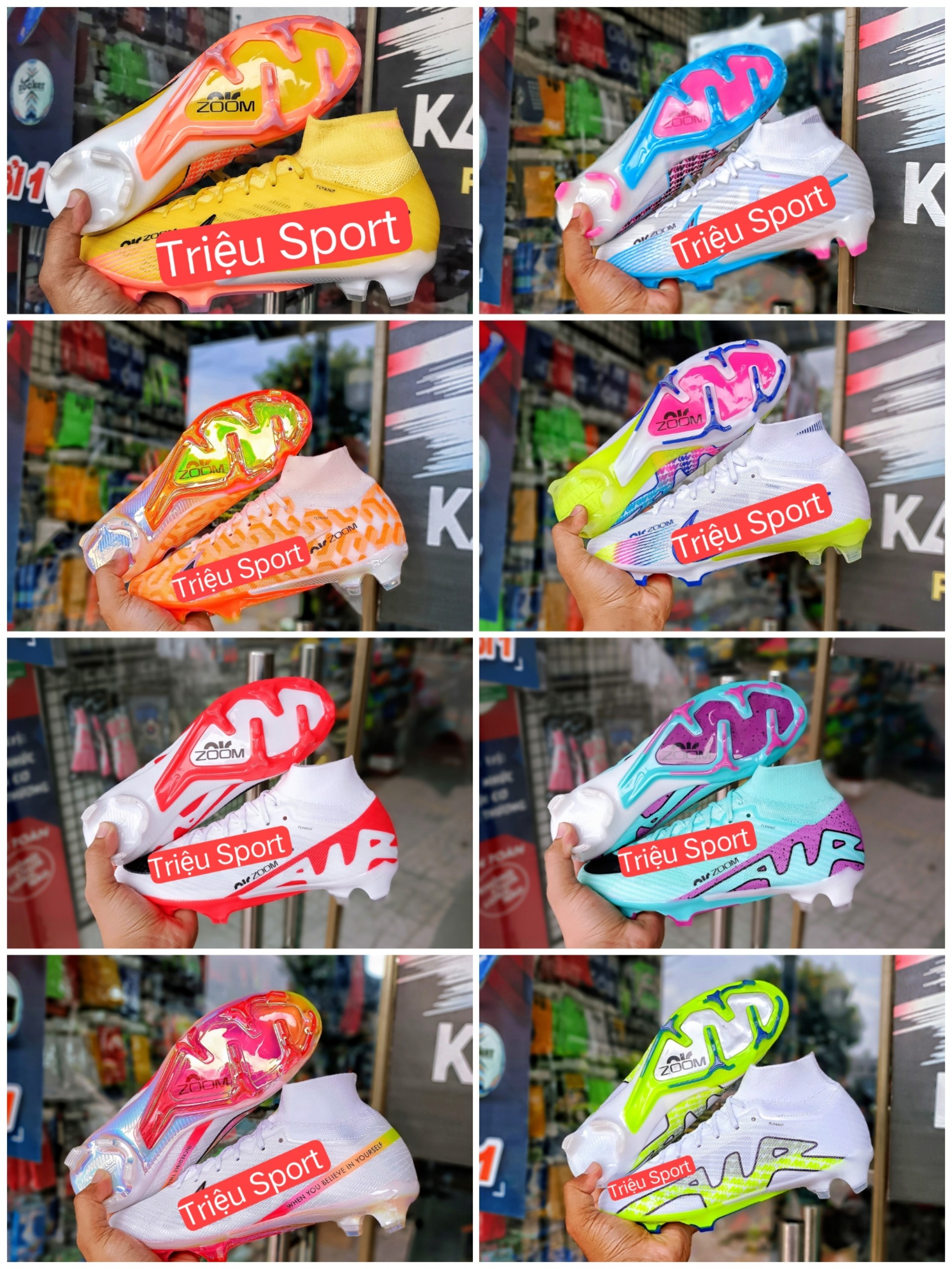 Giày đá bóng mercurial superfly 9 elite fg