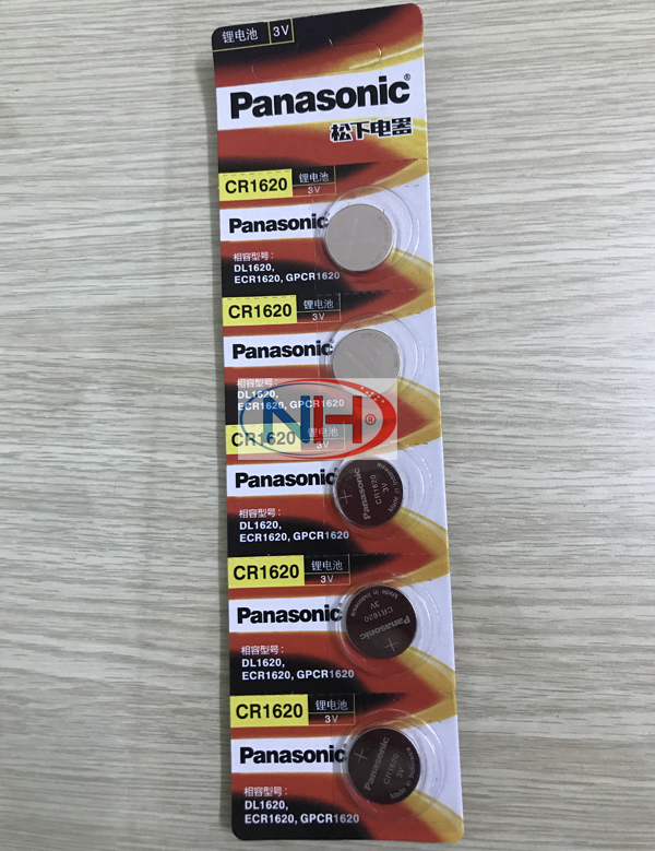 Vỉ 5 viên pin panasonic cr-1620