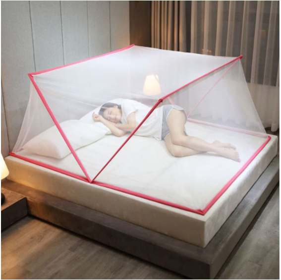 Mùng Màn Xếp Thông Minh - Mùng xếp gọn thông minh tiện lợi kích - Kích thước 1m8 x 2m - Hàng xuất khẩu Tiến Đạt